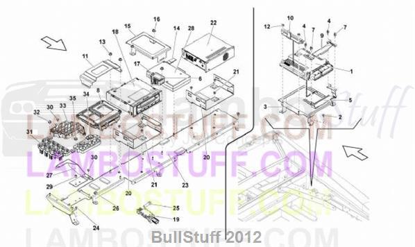 2013 Lamborghini GALLARDO LP 550-2 COUPE AUSTRALIA ELECTRICAL SYSTEM (907.02.00)
